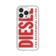iPhone 13 Pro Clear Case Diesel Graphic SS22 white/red 48299