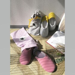 moz スリッパ 袋付き M ピンク 534447