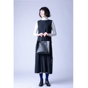 533174 [moz フェイクレザー2wayショルダートート BK]