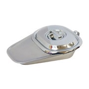ステンレス製差込便器(フタ付) 235×300×73mm