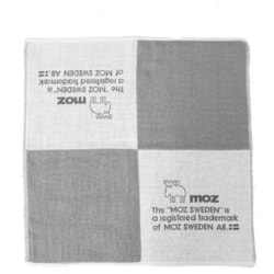 moz 3重ガーゼタオルハンカチ ロゴ 537912