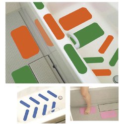 お風呂ピタットシート1号 5×20cm（12枚入り） オレンジ