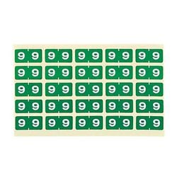 HK7753 [カラーナンバーラベル（M） （タンバン）250片入り 規格：9]