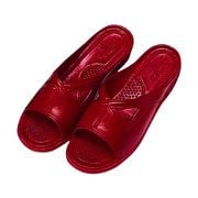 手術室用スリッパ(ナース用) M 23cm レッド・無地
