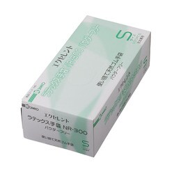 エクセレントラテックス手袋PF NR-300（100枚入り） S
