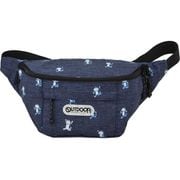 11ぴきのねこ OUTDOOR PRODUCTS コラボレーション ボディバッグ（ウェストポーチ） 総柄 [キャラクターグッズ]
