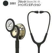 5861 [リットマン クラシック III 聴診器 ブラック （ステム：スモーク） シャンパンED 一般医療機器]