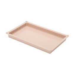 プラスチックトレー 600×400×H63mm ピーチ PT64-05