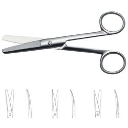 MY-9137BM 外科剪刀 両尖・反（ネジ止） 140mm 一般医療機器