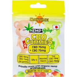 HB01 [HempBaby CBD15mg+CBG15mgグミ 5粒入り]