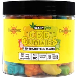 HB04 [HempBaby CBD15mg+CBG15mgグミ 100粒入り]