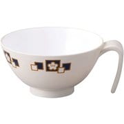 プチエイド 取っ手付 飯碗 梅花青 HS-N43