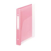 HB687 [メディカルサポートブック（クリヤー） （A4）4穴 ピンク]