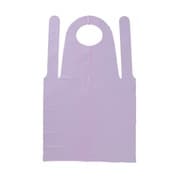 ディスポプラスチックエプロン ピンク 50枚入り ME-35P