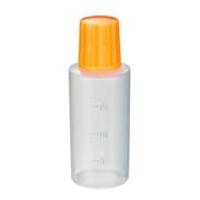 点滴容器ノーベル5号(未滅菌) 4538(20cc)100本入り) 本体:白キャップ:オレンジ