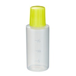 点滴容器ノーベル5号（滅菌済） 20cc（25本×4袋入り） 本体：白キャップ：黄