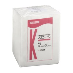 未滅菌ネオガーゼC （4つ折） 30×30cm 200枚入 一般医療機器