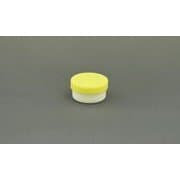 プラ壷 10ml（100個入り） 黄