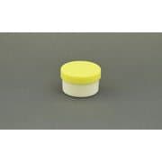 プラ壷 20ml（100個入り） 黄