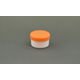 プラ壷 20ml（100個入り） オレンジ