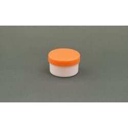 プラ壷 20ml（100個入り） オレンジ