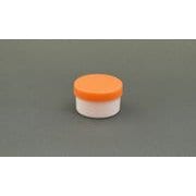 プラ壷 20ml（100個入り） オレンジ