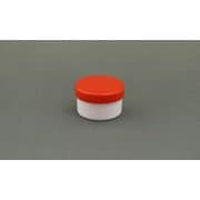 プラ壷 20ml（100個入り） 赤