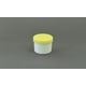 プラ壷 30ml（100個入り） 黄