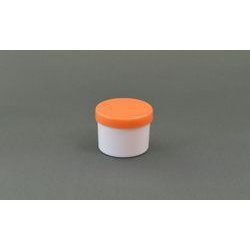 プラ壷 30ml（100個入り） オレンジ