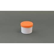 プラ壷 30ml（100個入り） オレンジ