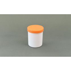 プラ壷 100ml（50個入り） オレンジ
