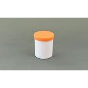 プラ壷 100ml（50個入り） オレンジ