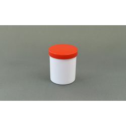 プラ壷 100ml（50個入り） 赤