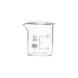 30ml（010020-30A） [柴田 ビーカー（目安目盛付） 30ml（010020-30A）]