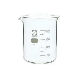 200ml（010020-200A） [柴田 ビーカー（目安目盛付） 200ml（010020-200A）]