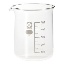 500ml（010020-500A） [柴田 ビーカー（目安目盛付） 500ml（010020-500A）]