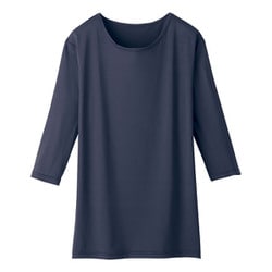 WH90029 七分袖インナーTシャツ Mサイズ ネービー