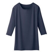 WH90029 七分袖インナーTシャツ Lサイズ ネービー