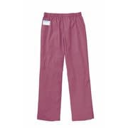 155-73 手術スラックス (男女兼用) ワインレッド Sサイズ