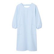 74-405 予防衣 (男女兼用・長袖) サックス Mサイズ