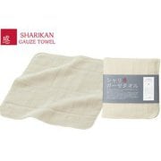 SKG10050C [シャリ感ガーゼ タオルハンカチ スポエリーアイスコットン使用 クリーム]