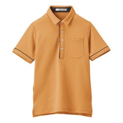 HSP003-14 半袖ポロシャツ （男女兼用） サニーオレンジ Mサイズ