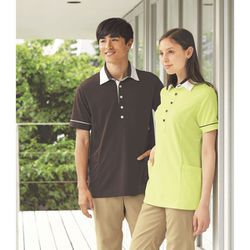 HM2449-4 半袖プルオーバー （男女兼用） 草原 LLサイズ