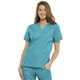 4700TRQW 女性用 無地スクラブ ターコイズ XLサイズ