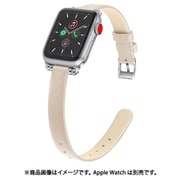 w00061bjb [Apple Watch 45/44/42 mm用 PUレザーバンド ラテ色 BE]