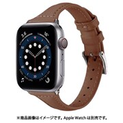 z00135db [Apple Watch 45/44/42 mm用 ナチュラル PUレザーバンド DBR]