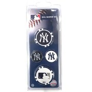 T0443318NYY [BALL MARKER SET OF FOUR]