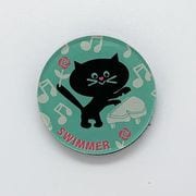 SWIMMER アクリルマグネット くろねこ [キャラクターグッズ]