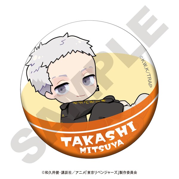 東京リベンジャーズ みにきゃら カプセルっこ 缶バッジ 三ツ谷 隆 [キャラクターグッズ]