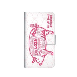 SWIMMER 手帳型スライド式スマートフォンケース PIG [キャラクターグッズ]
